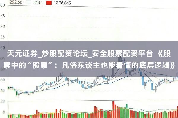 天元证券_炒股配资论坛_安全股票配资平台 《股票中的“股票”：凡俗东谈主也能看懂的底层逻辑》